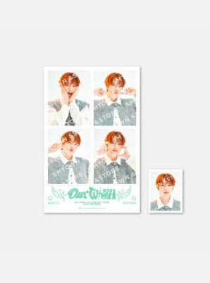 [PREVENTA] NCT WISH - INTO THE WISH OUR WISH 1ST CONCERT TOUR OFFICIAL MD 4 CUT+ID PHOTO SET
