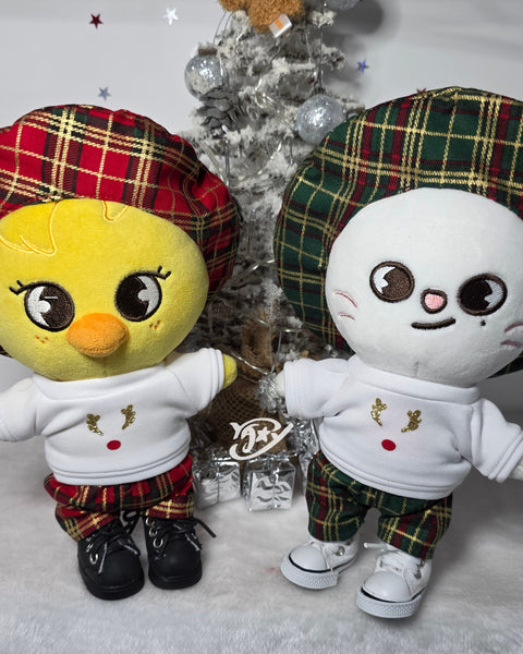 CHRISTMAS PLAID - DOLL CLOTHES