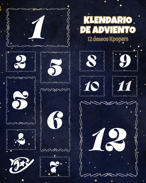 [PREVENTA] KLENDARIO DE ADVIENTO