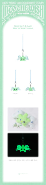[PREVENTA] NCT WISH - INTO THE WISH OUR WISH 1ST CONCERT TOUR OFFICIAL MD GLOW IN THE DARK MINI WICHU KEY RING